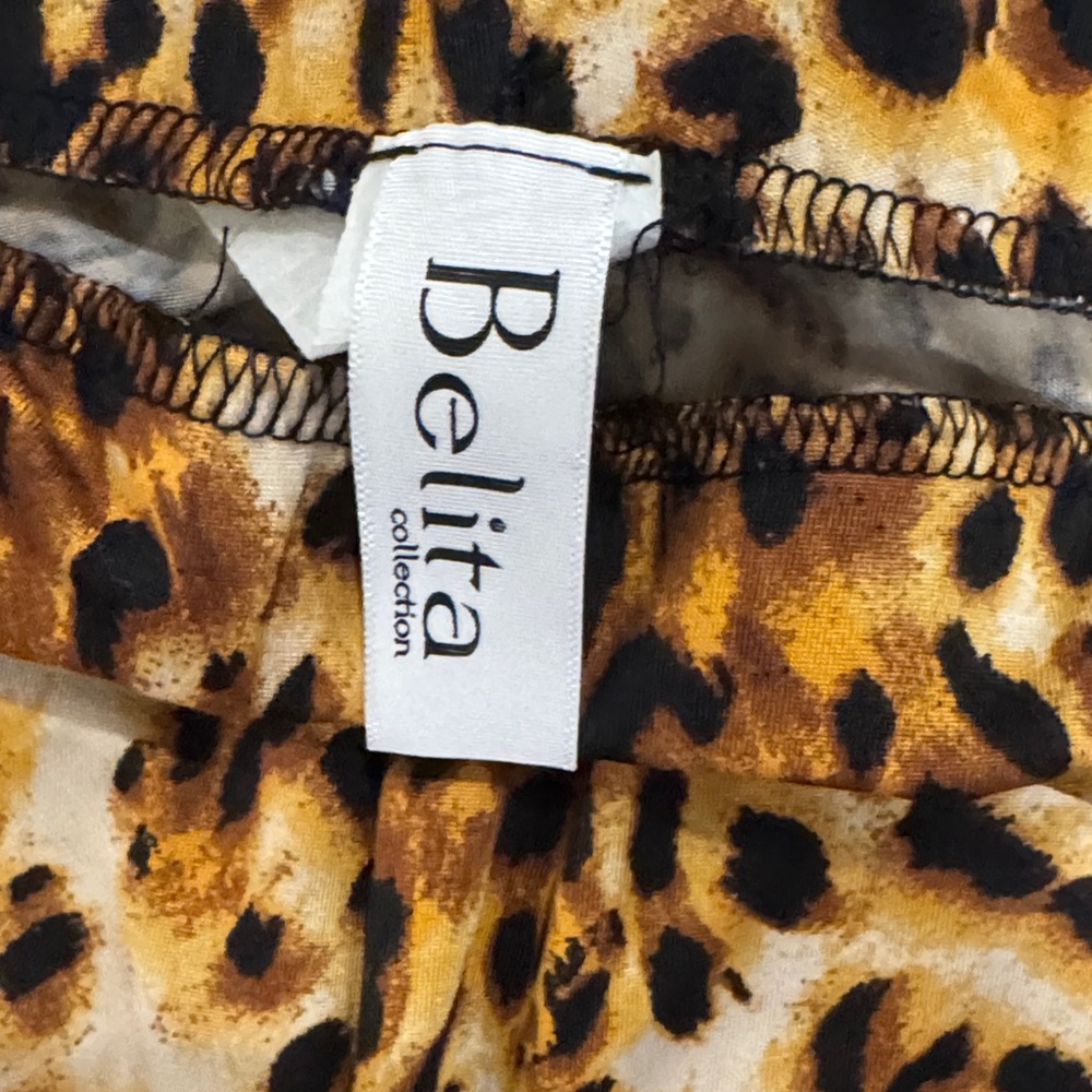 Leopard Print Ruffle Legging - Picture 2 of 2
